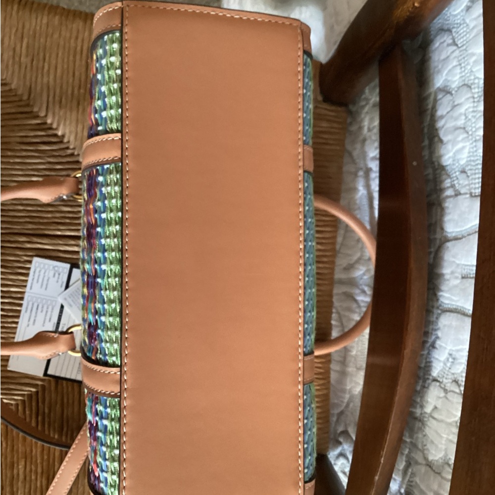 Tory Burch Woven Blake Satchel - Picture 5 of 6